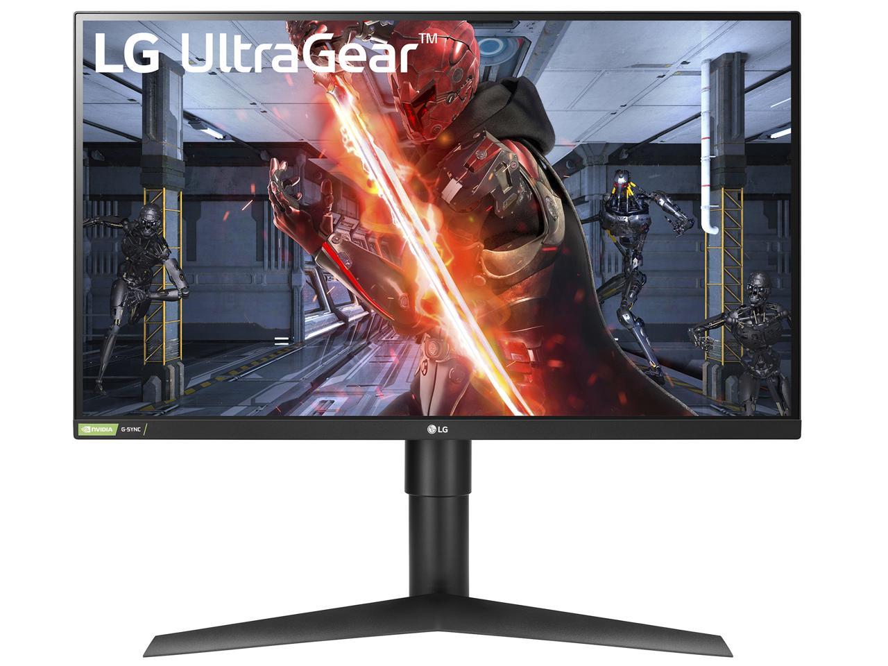 LG 27GN750-B 27'' Full HD 1920 x 1080 1ms (GTG) 240Hz 2xHDMI DisplayPort USB Hub AMD RADEON FreeSync G-Sync Compatible Flicker Safe Backlit LED Gaming Monitor