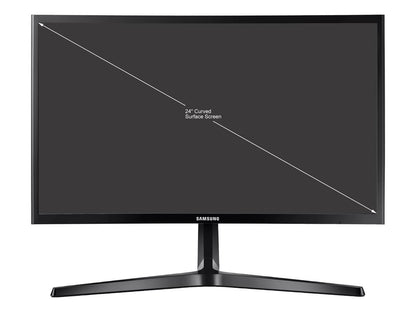SAMSUNG CRG5 Series LC24RG50FZNXZA 24" Full HD 1920 x 1080 144 Hz HDMI, DisplayPort FreeSync (AMD Adaptive Sync) Curved Gaming Monitor