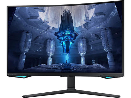 SAMSUNG 32" 165 Hz VA UHD Gaming Monitor FreeSync Premium Pro (AMD Adaptive Sync) 3840 x 2160 (4K) DCI-P3 95% HDMI, DisplayPort, USB, Audio Odyssey Neo G7 LS32BG752NNXGO
