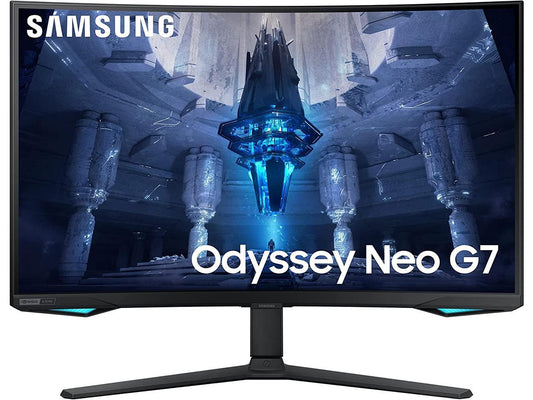 SAMSUNG 32" 165 Hz VA UHD Gaming Monitor FreeSync Premium Pro (AMD Adaptive Sync) 3840 x 2160 (4K) DCI-P3 95% HDMI, DisplayPort, USB, Audio Odyssey Neo G7 LS32BG752NNXGO