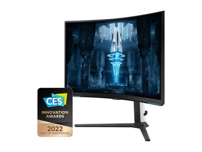 SAMSUNG 32" Max 240 Hz VA UHD Gaming Monitor FreeSync Premium Pro (AMD Adaptive Sync) 3840 x 2160 (4K) DCI-P3 95% HDMI, DisplayPort, USB, Audio Odyssey Neo G8 LS32BG852NNXGO