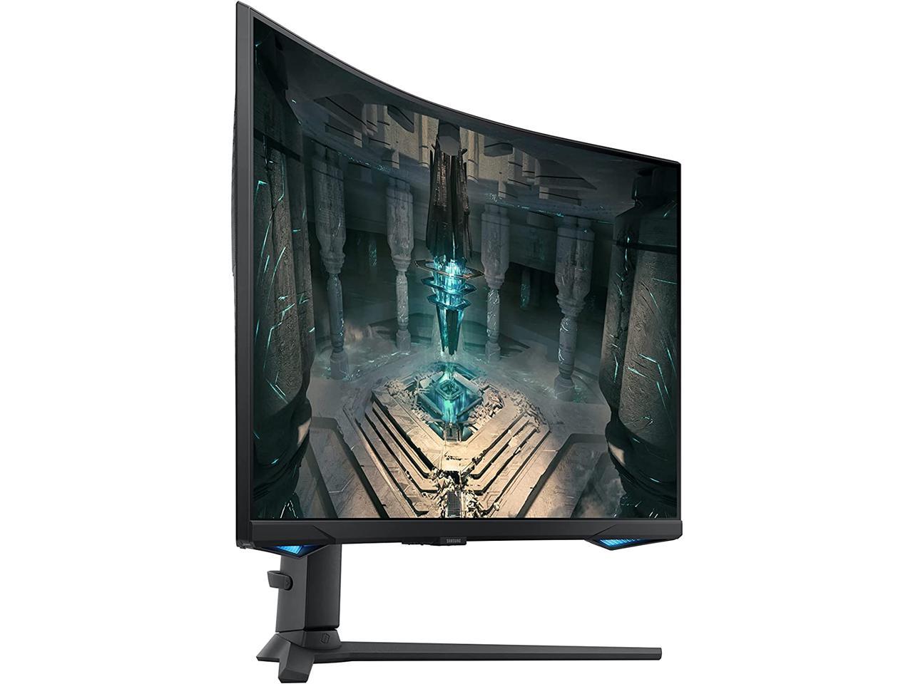 SAMSUNG Odyssey LS32BG652ENXGO 32" WQHD 2560 x 1440 (2K) 240 Hz FreeSync Premium Pro (AMD Adaptive Sync) Built-in Speakers Curved Gaming Monitor