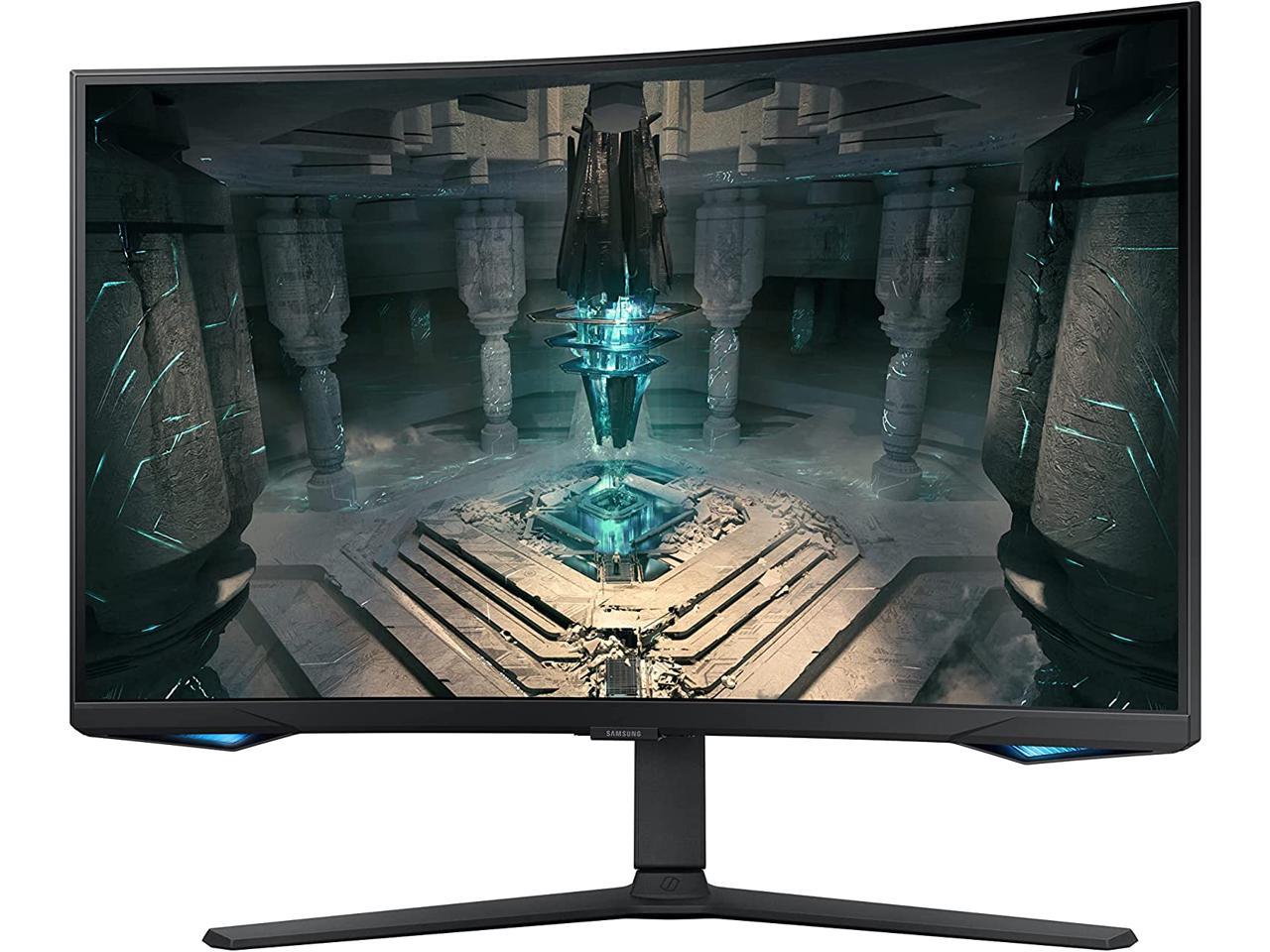 SAMSUNG Odyssey LS32BG652ENXGO 32" WQHD 2560 x 1440 (2K) 240 Hz FreeSync Premium Pro (AMD Adaptive Sync) Built-in Speakers Curved Gaming Monitor