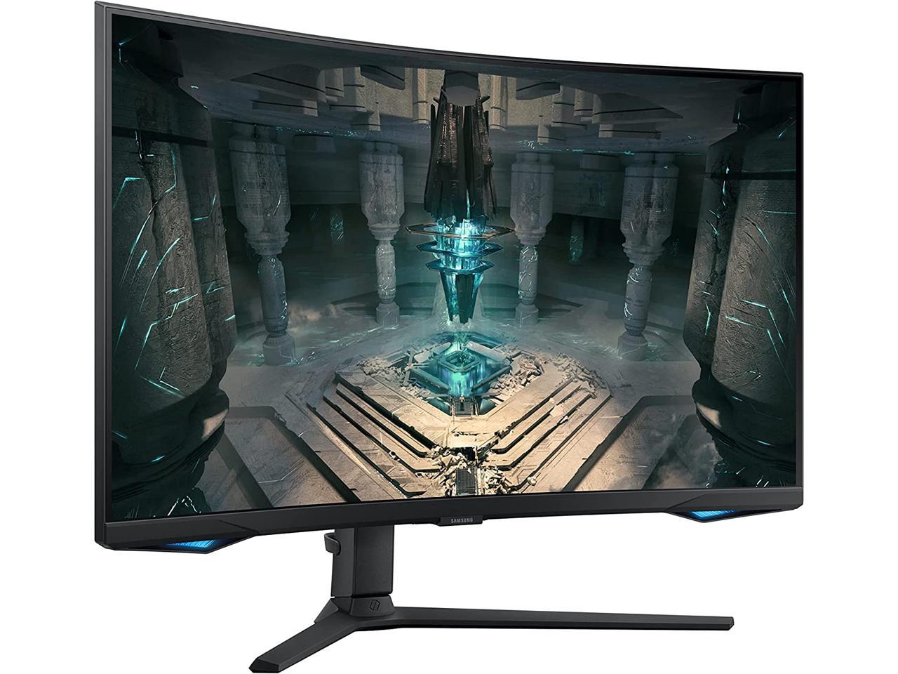 SAMSUNG Odyssey LS32BG652ENXGO 32" WQHD 2560 x 1440 (2K) 240 Hz FreeSync Premium Pro (AMD Adaptive Sync) Built-in Speakers Curved Gaming Monitor