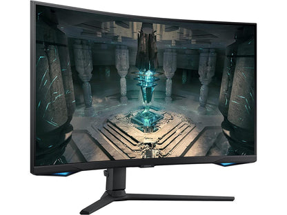 SAMSUNG Odyssey LS32BG652ENXGO 32" WQHD 2560 x 1440 (2K) 240 Hz FreeSync Premium Pro (AMD Adaptive Sync) Built-in Speakers Curved Gaming Monitor