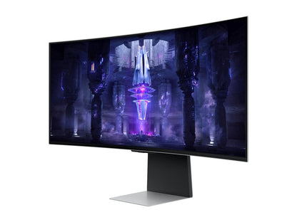 SAMSUNG Odyssey Neo G8 LS34BG850SNXZA 34" WQHD 3440 x 1440 (2K) QD-OLED 175 Hz 0.03ms(GTG) AMD FreeSync Premium Pro Built-in Speakers Curved Gaming Monitor