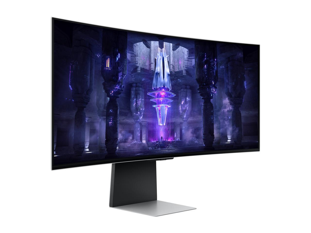 SAMSUNG Odyssey Neo G8 LS34BG850SNXZA 34" WQHD 3440 x 1440 (2K) QD-OLED 175 Hz 0.03ms(GTG) AMD FreeSync Premium Pro Built-in Speakers Curved Gaming Monitor