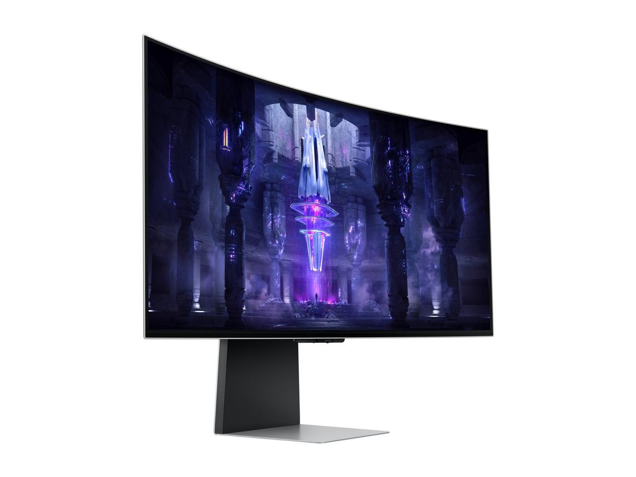 SAMSUNG Odyssey Neo G8 LS34BG850SNXZA 34" WQHD 3440 x 1440 (2K) QD-OLED 175 Hz 0.03ms(GTG) AMD FreeSync Premium Pro Built-in Speakers Curved Gaming Monitor