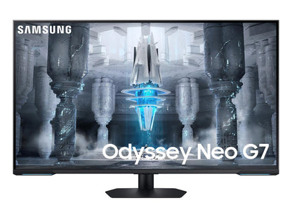 SAMSUNG LS43CG702NNXZA Odyssey Neo G7 43â€? 3840 x 2160 (4K) Mini-LED 144Hz 1ms, 400nit brightness, VESA DisplayHDR600 Smart Gaming Monitor