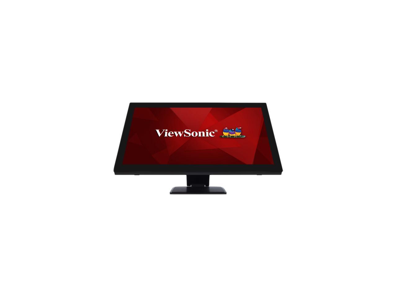 ViewSonic TD2760 Black 27" Full HD 1920x1080 Mega Dynamic Contrast VGA HDMI DisplayPort USB Ports Built-in Speakers 10-Point Multi-Projective Capacitive Touchscreen LED Monitor