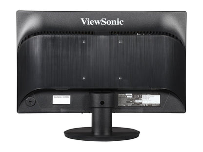 ViewSonic VA2055SA Black 19.5" Widescreen LED Backlight LCD Full HD 1080P Monitor, 250 cd/m2 3000:1, D-Sub, VESA mountable