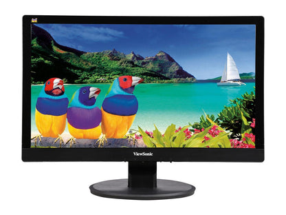 ViewSonic VA2055Sm 20" (Actual size 19.5") Full HD 1920 x 1080 VGA DVI-D Built-in Speakers Flicker-Free Blue Light Filter Anti-Glare MVA Panel LED Monitor