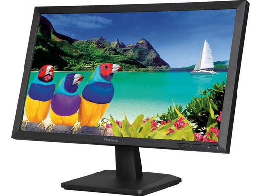 ViewSonic VA2452Sm 24" (Actual size 23.6") Full HD 1920 x 1080 7ms (GTG) VGA DVI-D DisplayPort Flicker-Free Blue Light Filter Built-in Speakers Anti-Glare Backit LED LCD Monitor
