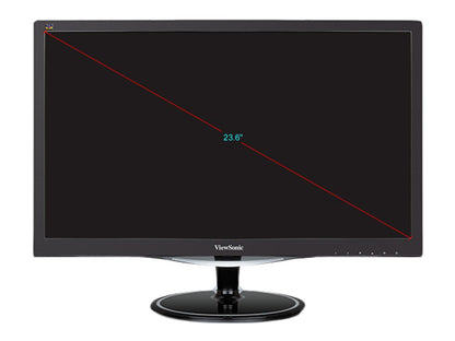 ViewSonic VX2457-MHD 24" Full HD 1920 x 1080 75Hz HDMI VGA DisplayPort AMD FreeSync Built-in Speaker Anti-Glare Backlit LED Gaming Monitor