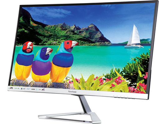ViewSonic VX2776-smhd 27" Full HD 1920 x 1080 7ms (GTG W/OD) HDMI VGA DisplayPort Built-in Speakers Anti-Glare Backlit LED IPS Monitor
