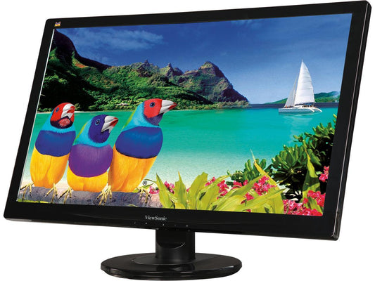 ViewSonic VA2446MH-LED 24" (Actual size 23.6") Full HD 1920 x 1080 5ms (GTG) VGA HDMI Built-in Speakers Anti-Glare LED Backlight LCD Monitor