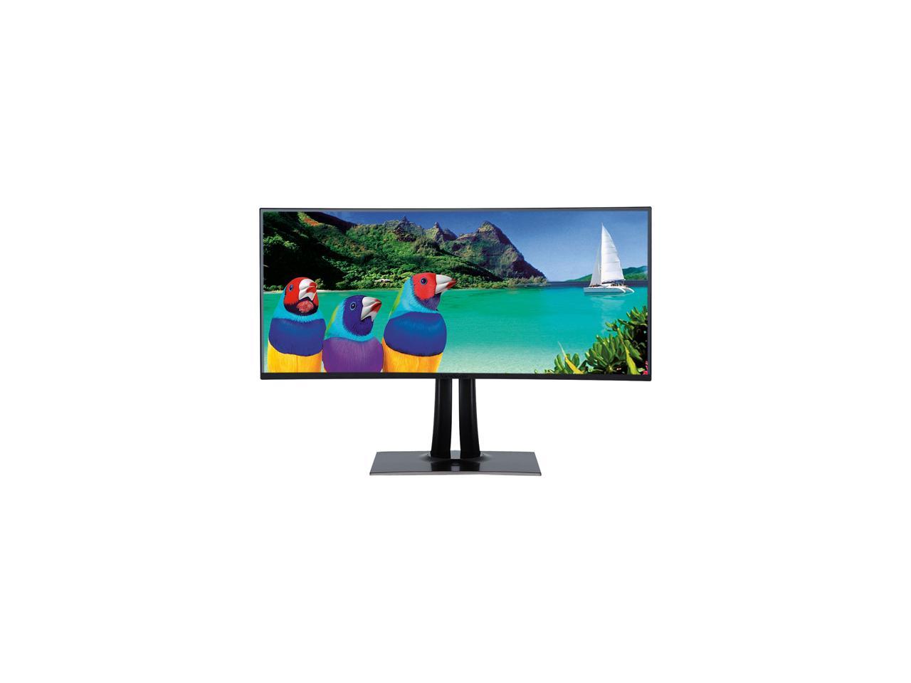 ViewSonic VP3881 38" WQHD+ 3840 x 1600 7ms (GTG W/OD) DisplayPort, 2x HDMI, USB Type-C Built-in Speakers USB 3.0 Hub Anti-Glare LED Backlit Curved IPS Monitor