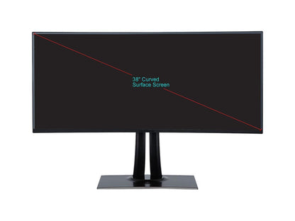 ViewSonic VP3881 38" WQHD+ 3840 x 1600 7ms (GTG W/OD) DisplayPort, 2x HDMI, USB Type-C Built-in Speakers USB 3.0 Hub Anti-Glare LED Backlit Curved IPS Monitor
