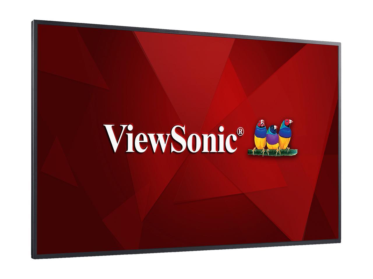 ViewSonic CDE5510 55" 4K Ultra HD Commercial Display for Hotels, Restaurants, Retail and Business, Built-in Multi-Core Media Player with 8GB Storage