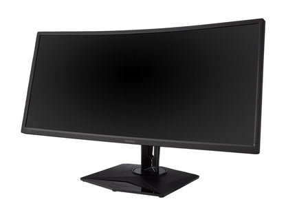ViewSonic ELITE XG350R-C 35'' Curved 3440 x 1440 (2K) 1440p 100Hz RGB Gaming Monitor with FreeSync HDR10 Eye Care Advanced Ergonomics for Esports