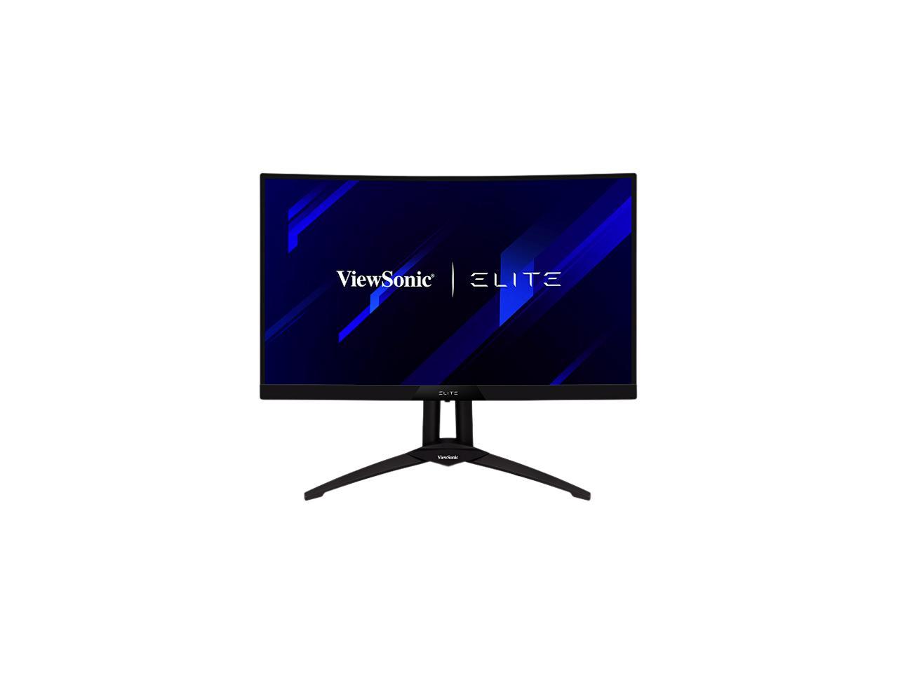 ViewSonic XG270QC 27" WQHD 2560 x 1440 2K 165Hz 1ms (MPRT) 2xHDMI DisplayPort AMD FreeSync Built-in Speakers USB 3.2 Hub Anti-Glare Backlit LED Curved Gaming Monitor