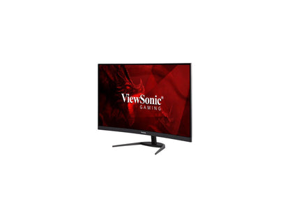 ViewSonic VX3268-2KPC-MHD 32" QHD 1440p Curved 144Hz 1ms Gaming Monitor with FreeSync Premium Eye Care HDMI and DP