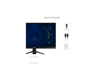 ViewSonic VX2767-MHD 27 Inch 1080p Gaming Monitor with 75Hz, 1ms, Ultra-Thin Bezels, FreeSync, Eye Care, HDMI, VGA, and DP