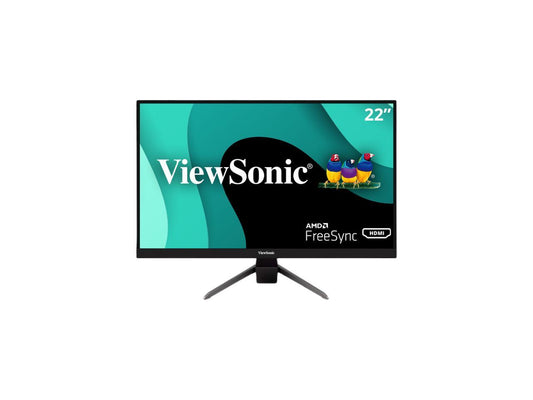 ViewSonic VX2267-MHD 22 Inch 1080p Gaming Monitor with 75Hz, 1ms, Ultra-Thin Bezels, FreeSync, Eye Care, HDMI, VGA, and DP