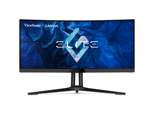 ViewSonic ELITE XG340C-2K 34 Inch 1440p Ultra-Wide QHD Curved Gaming Monitor with 1ms, 180Hz, AMD FreeSync Premium Pro, HDR 400, HDMI 2.1, DisplayPort, and USB C for Esports