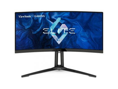 ViewSonic ELITE XG340C-2K 34 Inch 1440p Ultra-Wide QHD Curved Gaming Monitor with 1ms, 180Hz, AMD FreeSync Premium Pro, HDR 400, HDMI 2.1, DisplayPort, and USB C for Esports