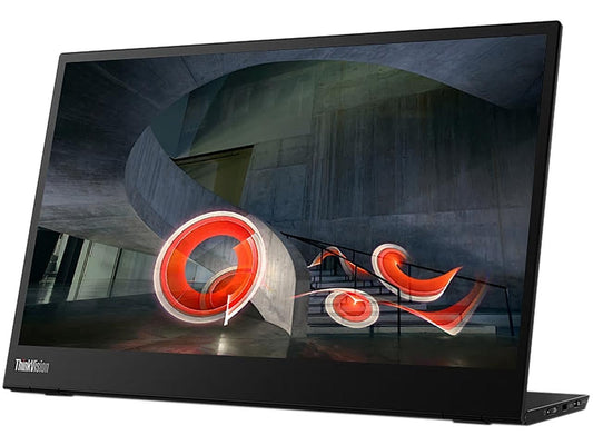 Lenovo ThinkVision M14 14" Full HD 1920 x 1080 6ms 2xUSB Type-C Ports WideScreen Backlit LED LCD Mobile Monitor