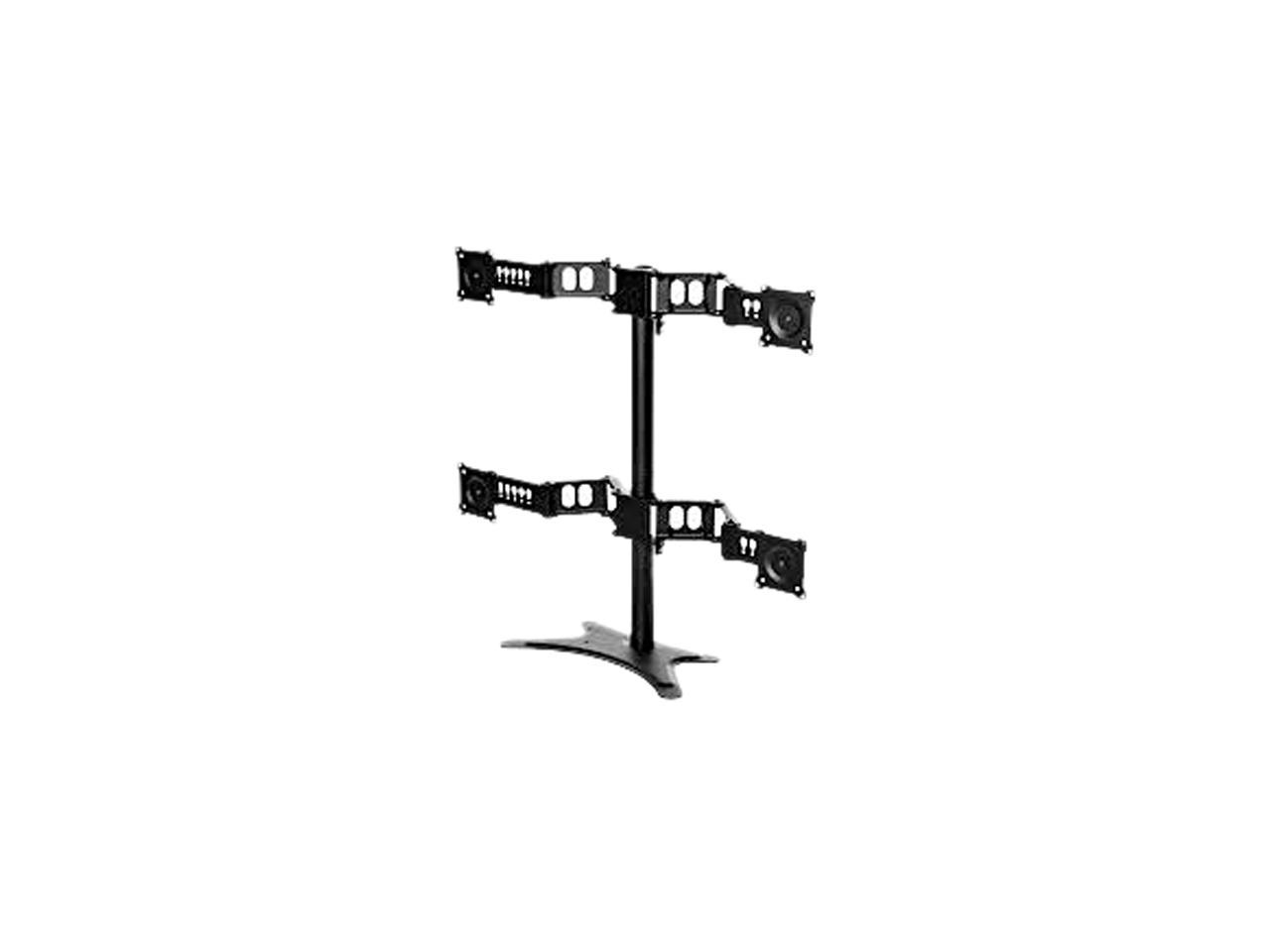 DoubleSight DS-430STA Quad Flex Stand with Adjustable Height, Tilt, Swivel and Pivot for Monitor