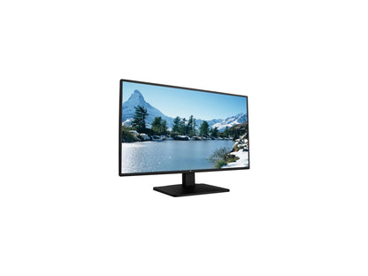 V7 L27ADS-2N 27" Full HD 1920 x 1080 6ms VGA DVI HDMI Built-in Speakers Ultra Thin Bezel Backlit LED Matte Screen Monitor