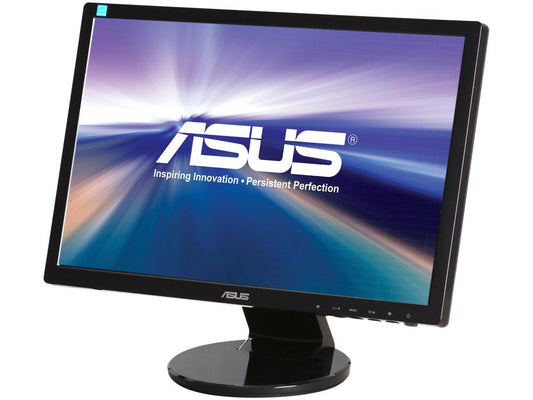 ASUS VE198T Black 19" 5ms LED BackLight LCD Monitor w/ Speakers 250 cd/m2 ASCR 10,000,000:1