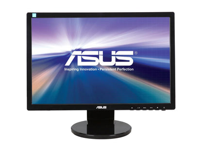 ASUS VE198T Black 19" 5ms LED BackLight LCD Monitor w/ Speakers 250 cd/m2 ASCR 10,000,000:1