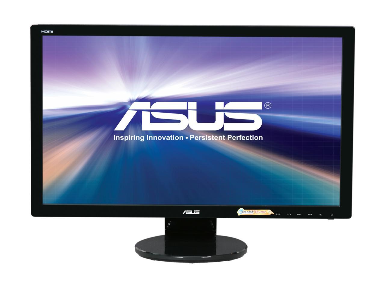 ASUS VE247H 24" (Actual size 23.6") Full HD 1920 x 1080 2ms (GTG) VGA DVI-D HDMI Built-in Speakers LED Backlit LCD Monitor