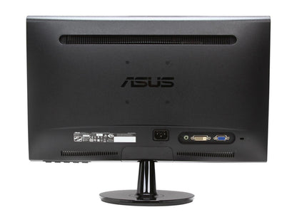 ASUS VS207T-P 20" (Actual size 19.5") HD+ 1600 x 900 5ms DVI-D VGA HDCP Support Built-in Speakers SPLENDID Video Preset Modes Widescreen Backlit LED Monitor