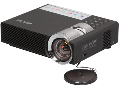 ASUS B1M 1280x800 WXGA 700 ANSI Lumens, HDMI & USB Inputs, Built-In SD Card Reader, Auto Keystone Correction, WiFi Dongle option, Ultra-bright & light weight, Short Throw LED Portable Projector