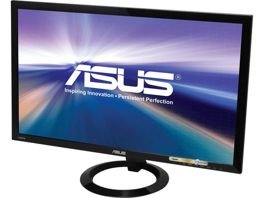 ASUS VX248H 24" FHD 1920 x 1080 Gaming Monitor, 60 Hz 1ms Response Time (GTG), Flicker Free, Built-in Speakers