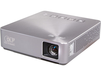 Asus S1 Silver Portable LED Projector, 854 x 480, 1000:1, 200 ANSI Lumens, HDMI&MHL&USB, Built-in Speaker