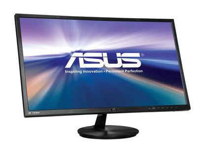 Asus VN248Q-P Super Narrow Frame 23.8" 5ms (GTG) Widescreen LED Backlight LCD Monitor IPS 80,000,000:1, DisplayPort, HDMI, Built-in Speakers
