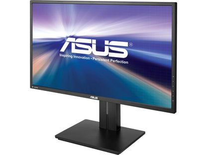 ASUS PB277Q 27" WQHD 2560 x 1440 2K Resolution 1ms (GTG) 75Hz HDMI VGA DisplayPort DVI-D Asus Eye Care with Ultra Low-Blue Light & Flicker-Free Built-in Speakers Widescreen Backlit LED LCD Monitor