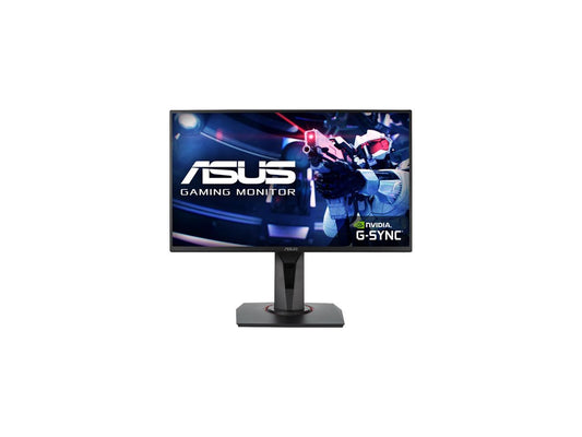 ASUS VG258Q 24.5" Full HD 1080p 144Hz 1ms Eye Care G-SYNC Compatible FreeSync Gaming Monitor with DP HDMI DVI