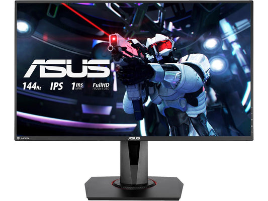 ASUS VG279Q 27" Full HD 1920 x 1080 1ms MPRT , 3ms(GTG) 144 Hz DVI, HDMI, DisplayPort FreeSync (AMD Adaptive Sync) Built-in Speakers Gaming Monitor, Full HD, IPS, 144Hz, Adaptive-Sync