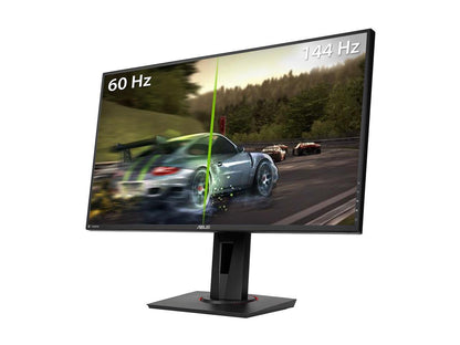 ASUS VG279Q 27" Full HD 1920 x 1080 1ms MPRT , 3ms(GTG) 144 Hz DVI, HDMI, DisplayPort FreeSync (AMD Adaptive Sync) Built-in Speakers Gaming Monitor, Full HD, IPS, 144Hz, Adaptive-Sync