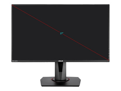 ASUS VG279Q 27" Full HD 1920 x 1080 1ms MPRT , 3ms(GTG) 144 Hz DVI, HDMI, DisplayPort FreeSync (AMD Adaptive Sync) Built-in Speakers Gaming Monitor, Full HD, IPS, 144Hz, Adaptive-Sync