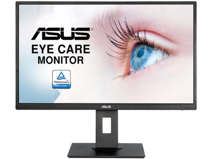 ASUS VA279HAEL 27" Full HD 1920 x 1080 6ms (GTG) HDMI VGA Asus Eye Care Flicker Free Low Blue Light Backlit LED Monitor