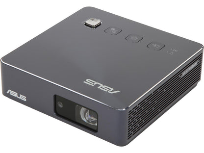 ASUS ZenBeam S2 Portable LED Projector, 500 Lumens, 720P, USB-C, Built-in 6000mAh Battery, Up to 3.5-hour Projection, Power Bank, Short Throw, Horizontal & Vertical Keystone Adjustment, Auto Focus, HDMI