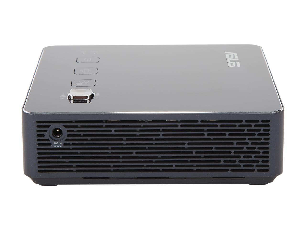 ASUS ZenBeam S2 Portable LED Projector, 500 Lumens, 720P, USB-C, Built-in 6000mAh Battery, Up to 3.5-hour Projection, Power Bank, Short Throw, Horizontal & Vertical Keystone Adjustment, Auto Focus, HDMI