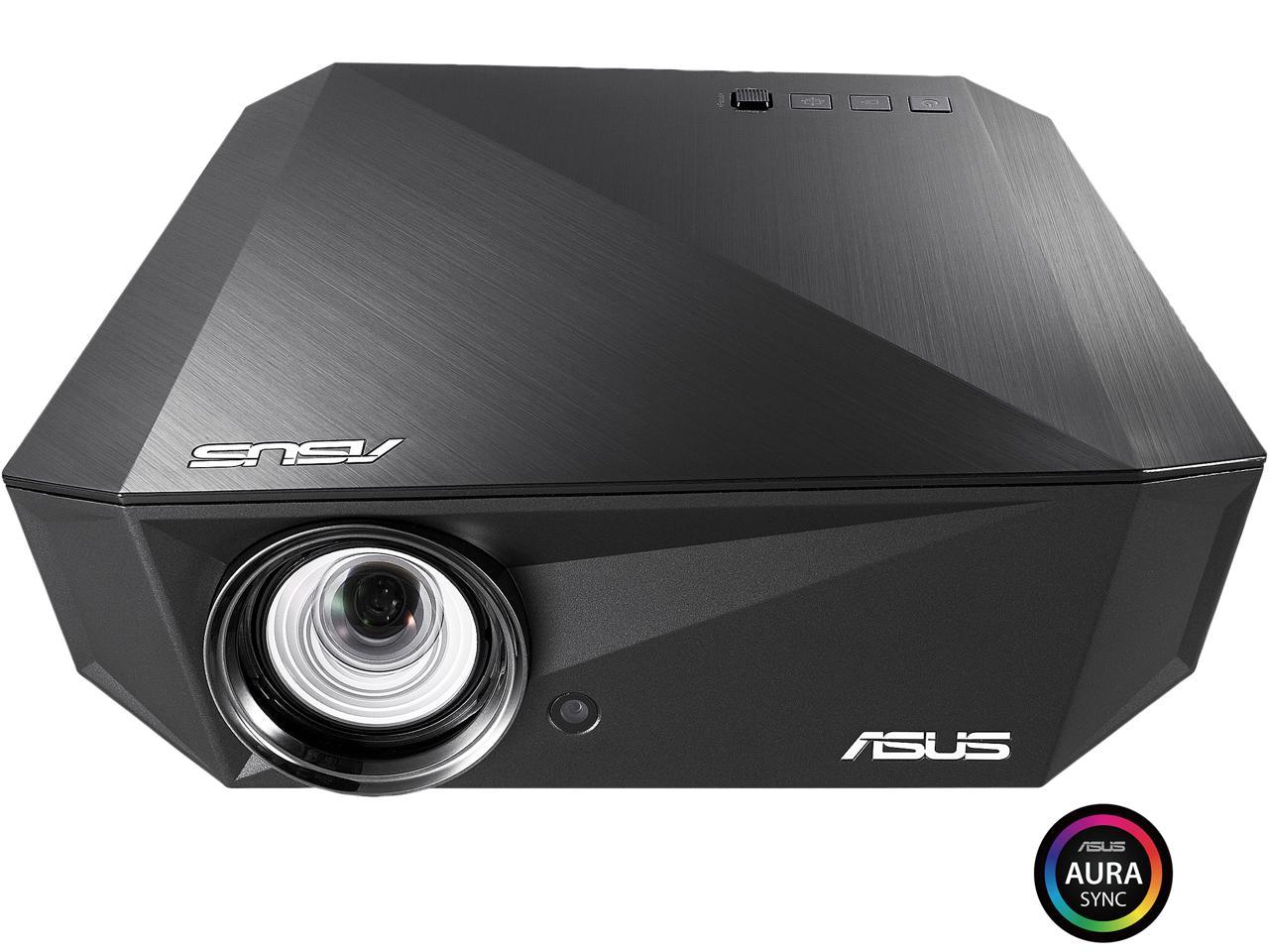 ASUS F1 LED Projector, FULL HD (1920 x 1080), 1200 Lumens, Short Throw, Horizontal & Vertical Keystone Adjustment , Auto Focus, 2.1 Channel Audio, Audio by Harman Kardon, Wireless Projection, HDMI